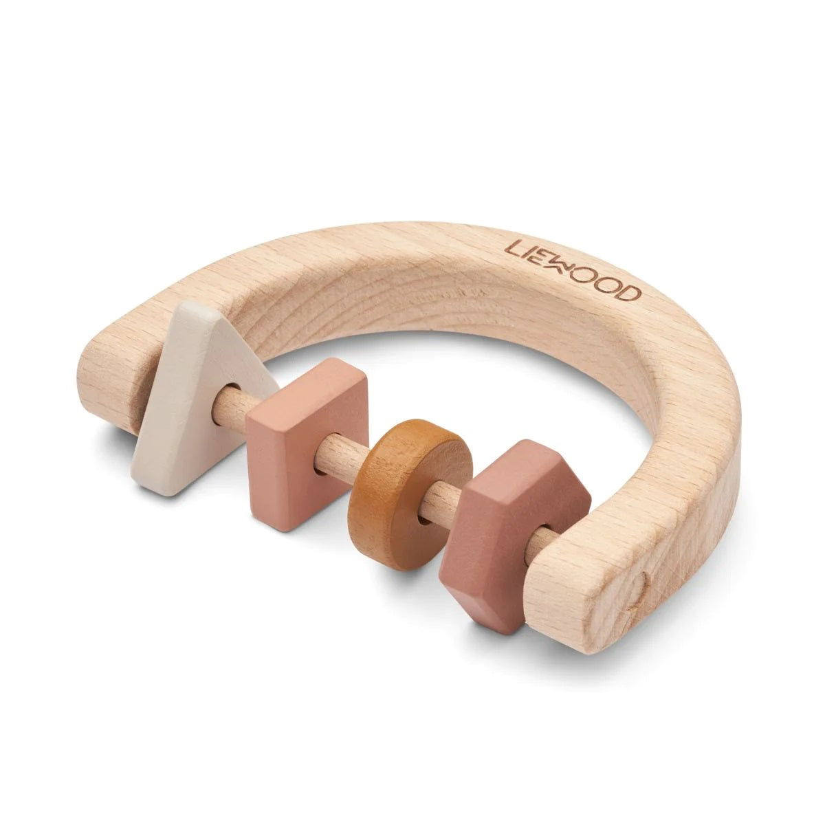 Liewood Bryn Wooden Rattle (2 Colours Available)