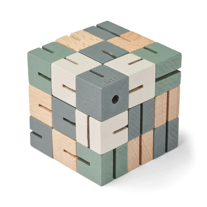 Gavin Wooden Building Block Cube (2 Colours Available)