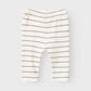 Lil' Atelier Organic Baby Pants - Coconut Milk/Stripe