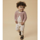 Lil' Atelier Organic Baby Knitted Cardigan - Misty Rose