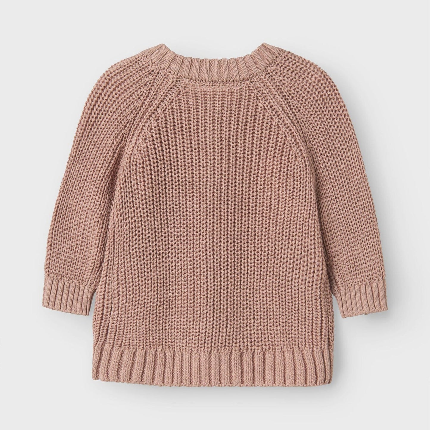 Lil' Atelier Organic Baby Knitted Cardigan - Misty Rose