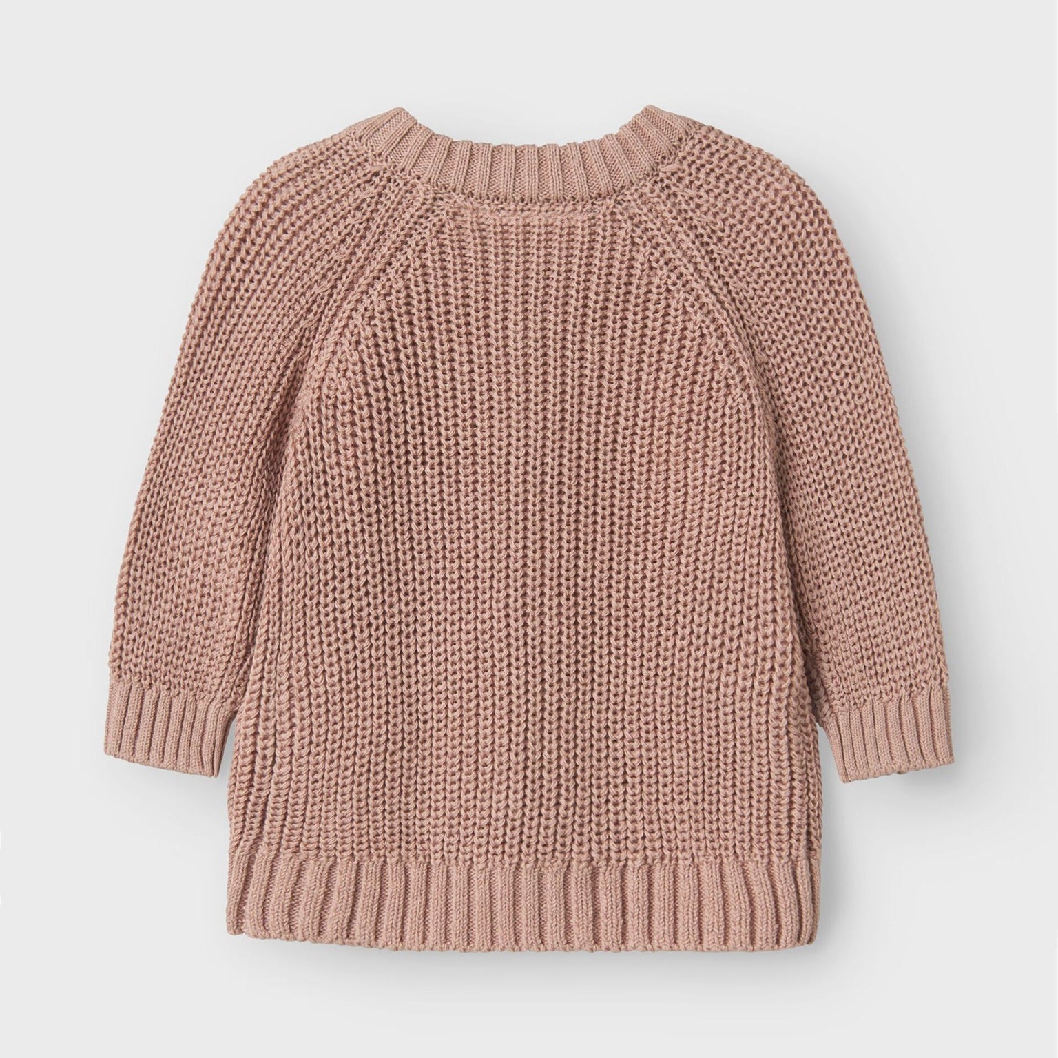 Lil' Atelier Organic Baby Knitted Cardigan - Misty Rose