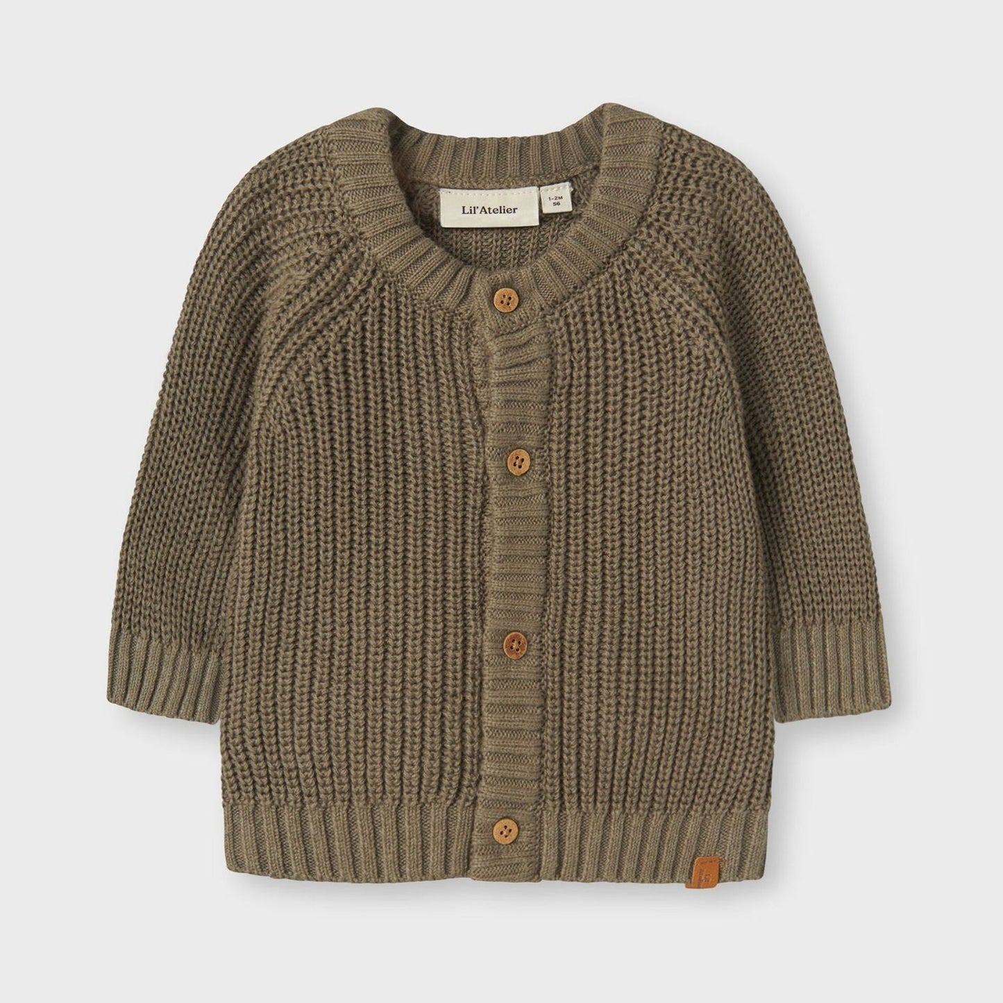 Lil' Atelier Organic Baby Knitted Cardigan - Overland Trek
