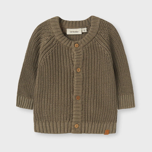 Lil' Atelier Organic Baby Knitted Cardigan - Overland Trek