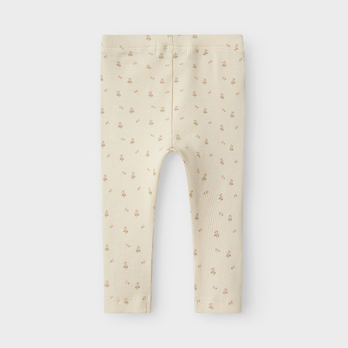 Lil' Atelier Organic Printed Baby Leggings - Turtledove/Flower