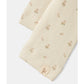 Lil' Atelier Organic Printed Baby Leggings - Turtledove/Flower