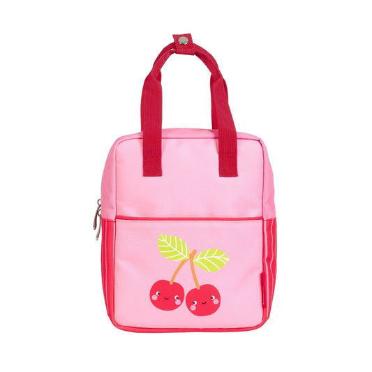 A Little Lovely Company Junior Square Backpack - Happy Cherries