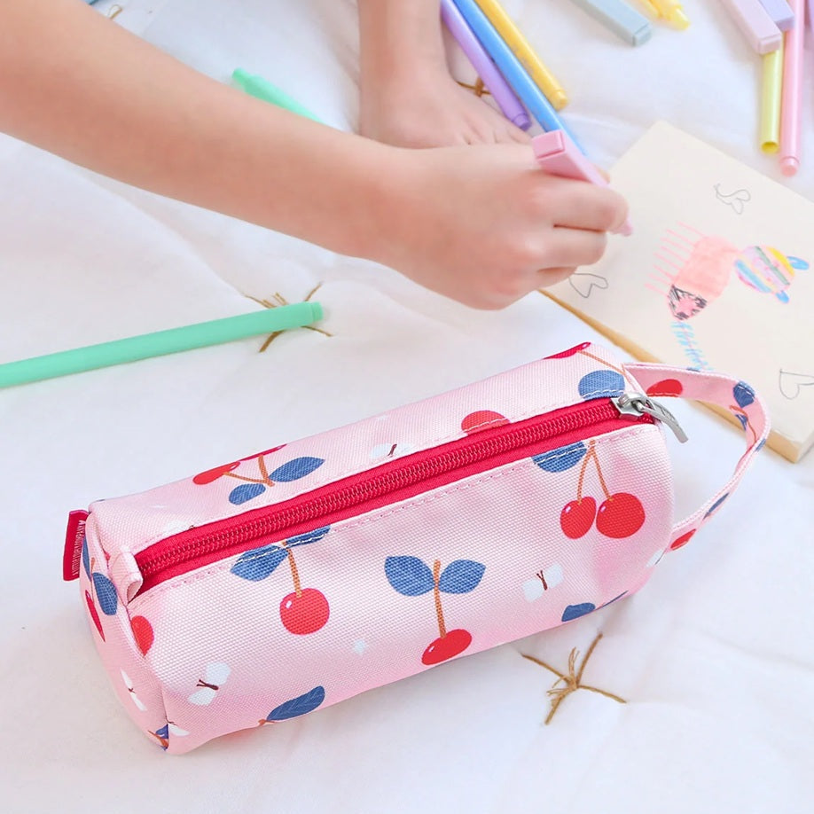A Little Lovely Company Pencil Case - Cherries