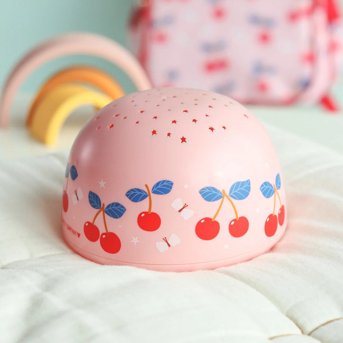 A Little Lovely Company Projector Night Light - Cherries