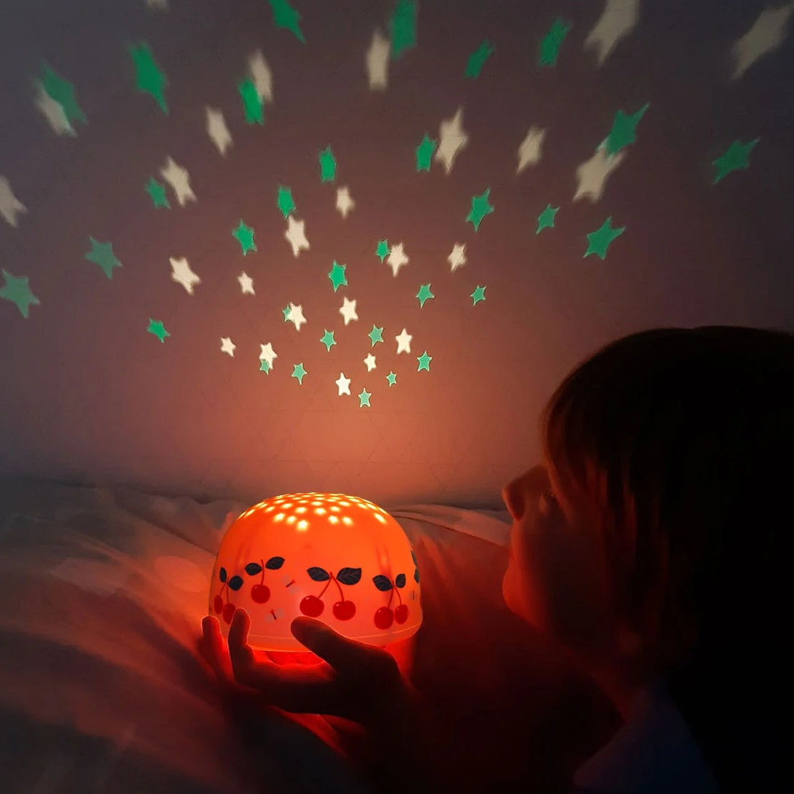 A Little Lovely Company Projector Night Light - Cherries