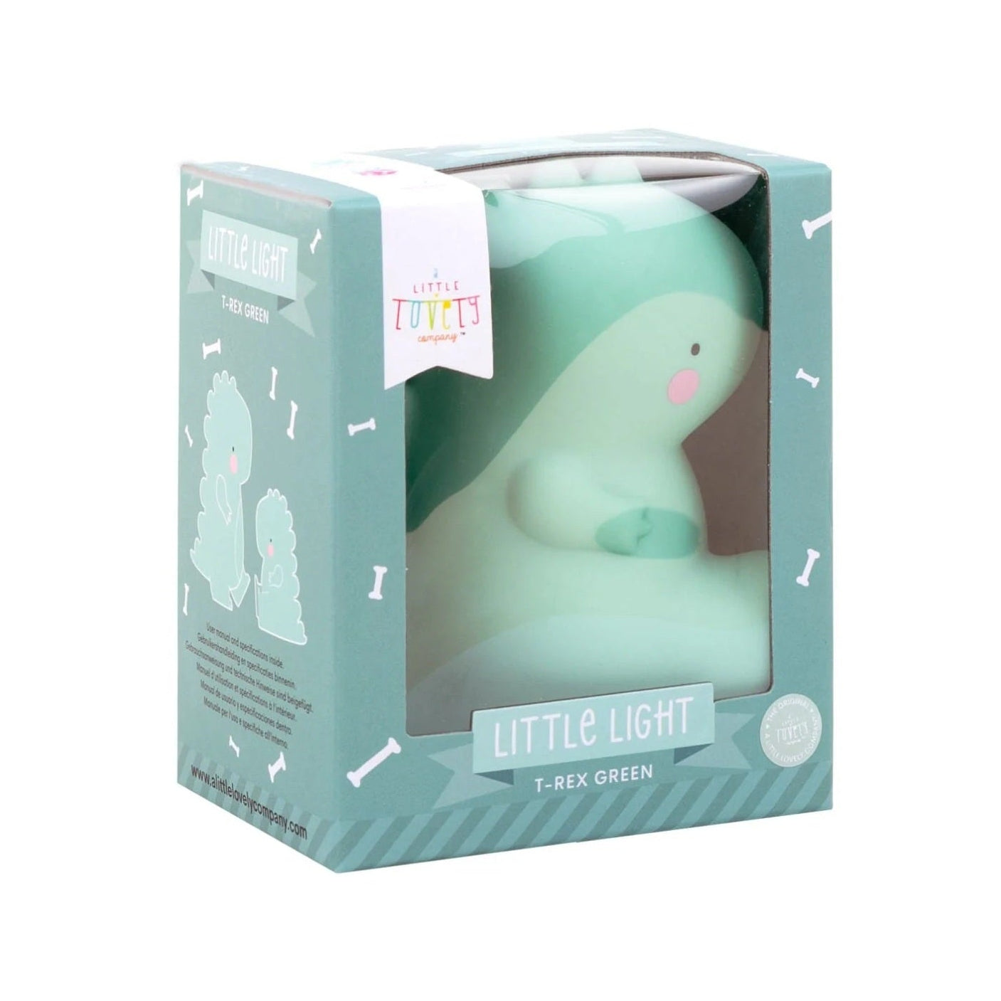 A Little Lovely Company Night Light - Little Green Dinosaur