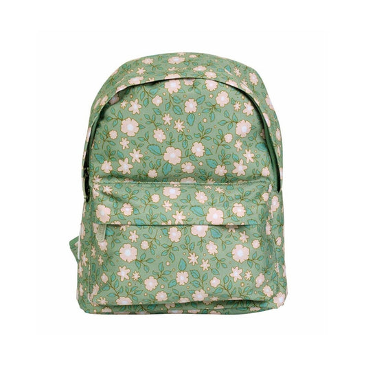 A Little Lovely Company Junior Backpack - Sage Blossoms