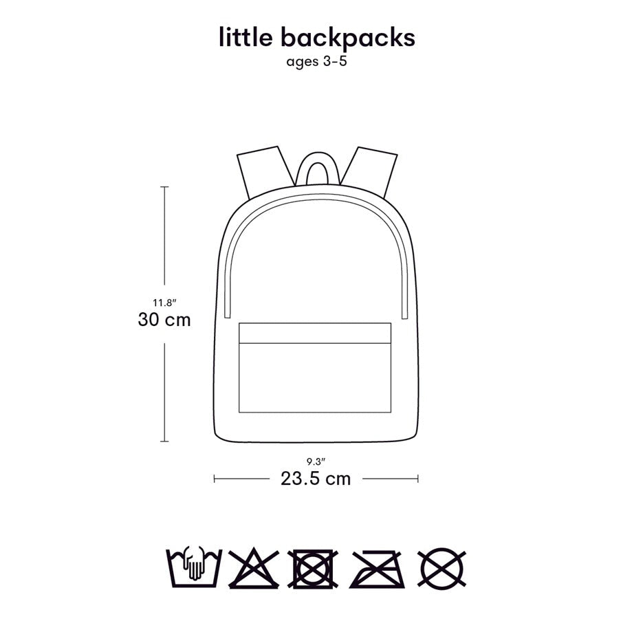 A Little Lovely Company Junior Backpack - Sage Blossoms