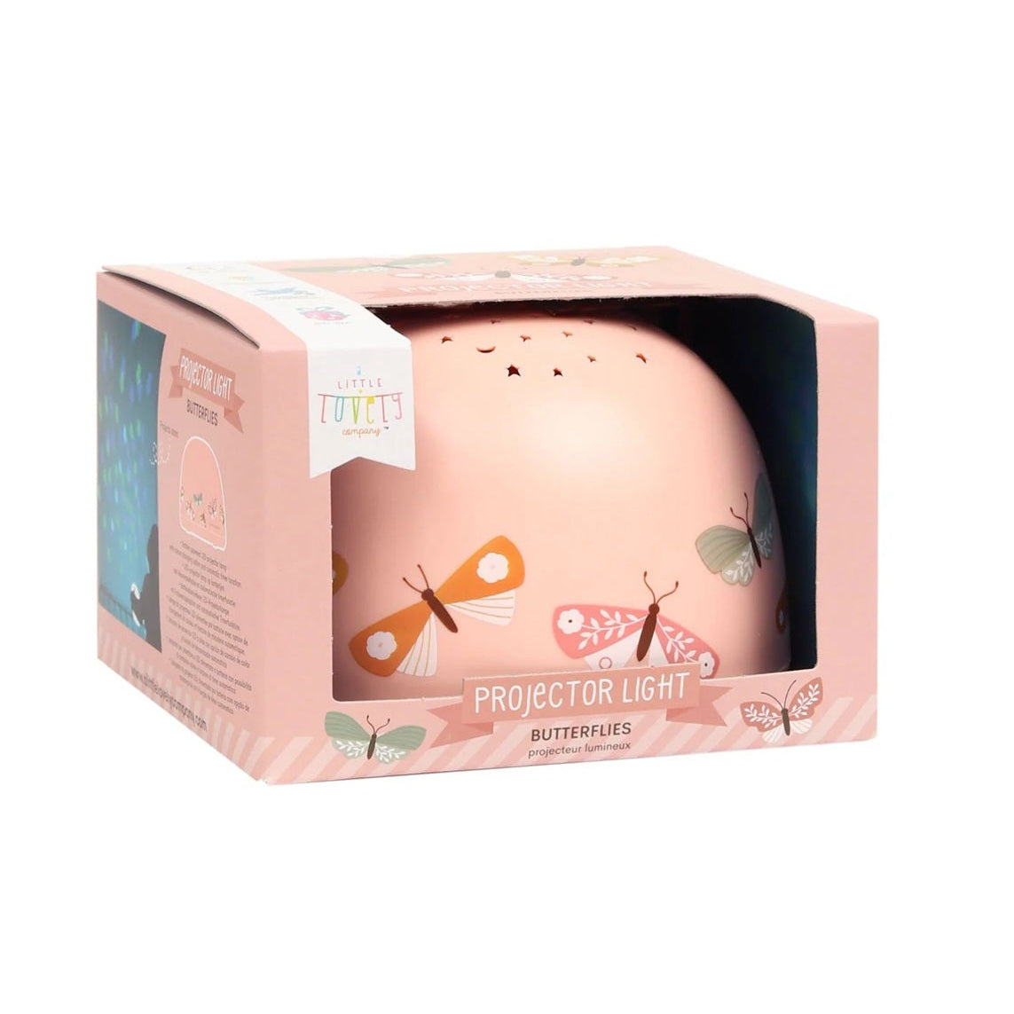 A Little Lovely Company Projector Night Light - Butterflies