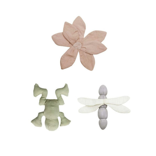 Lorena Canals Set of 3 Crinkle & Rattle Toys - Lily Pond