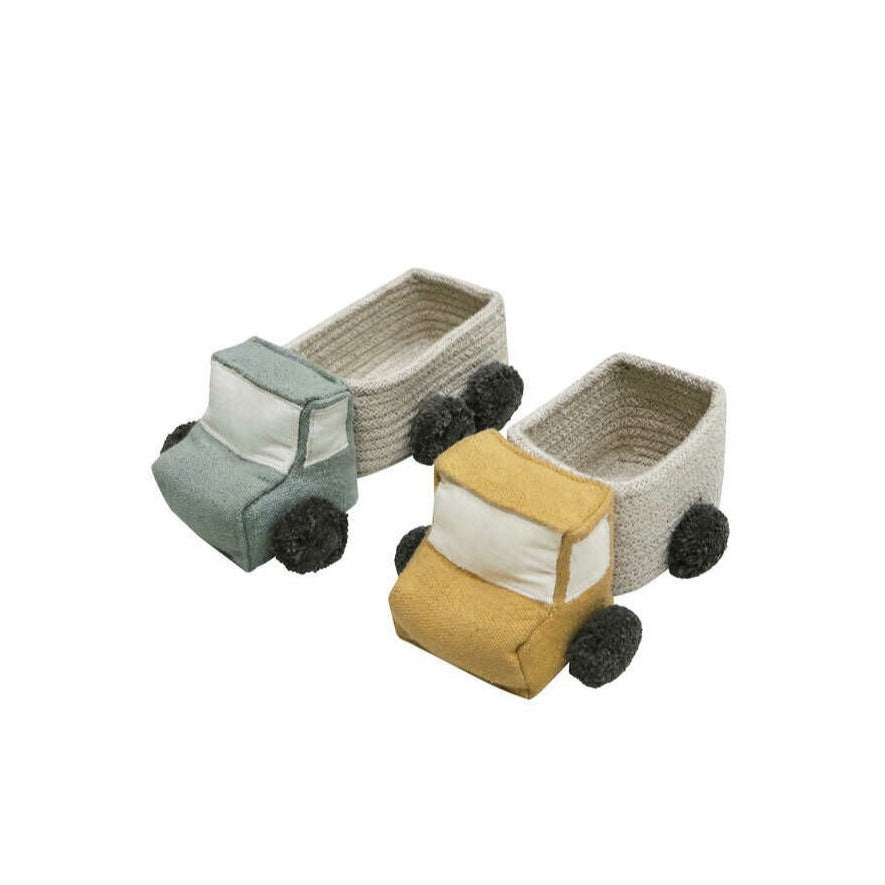 Lorena Canals Set of 2 Mini Truck Baskets