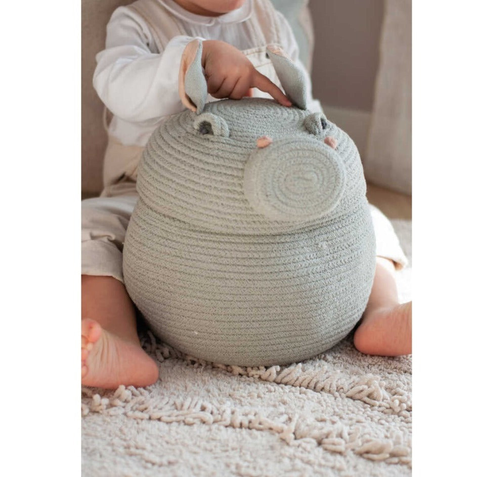 Lorena Canals Basket - Henry the Hippo