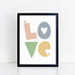 The Little Jones LOVE Print