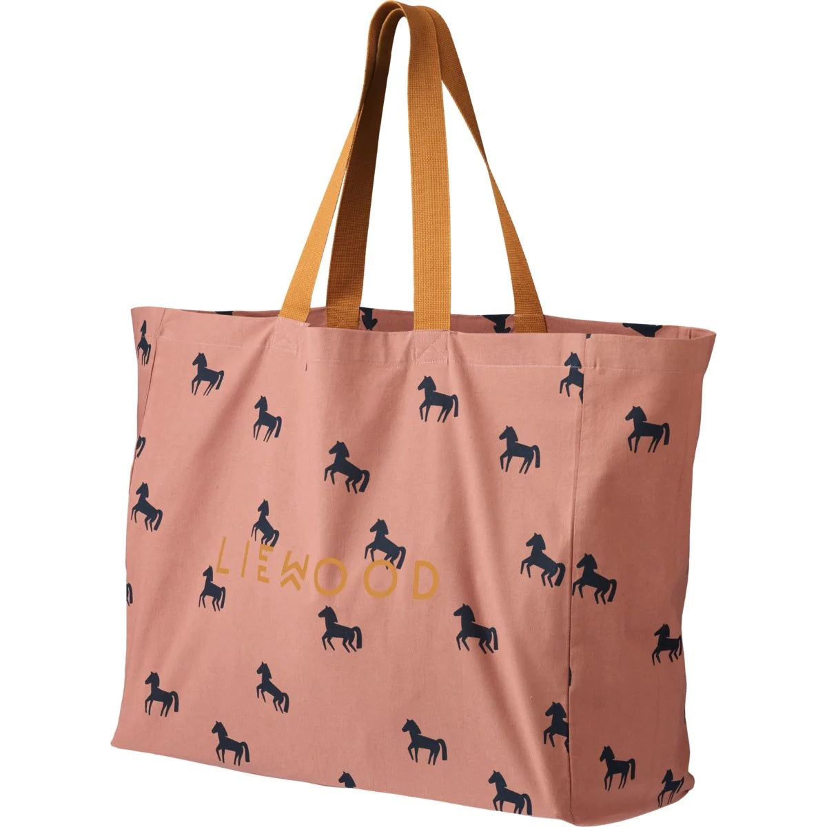 Liewood Tote Bag - Horses/Dark rosetta