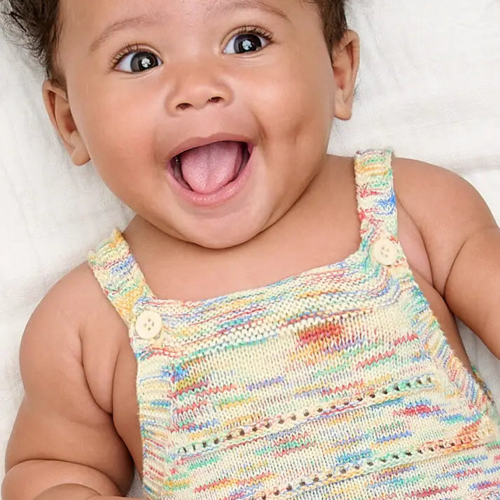 The Bonniemob Magic Space Dye Knitted Bubble Romper