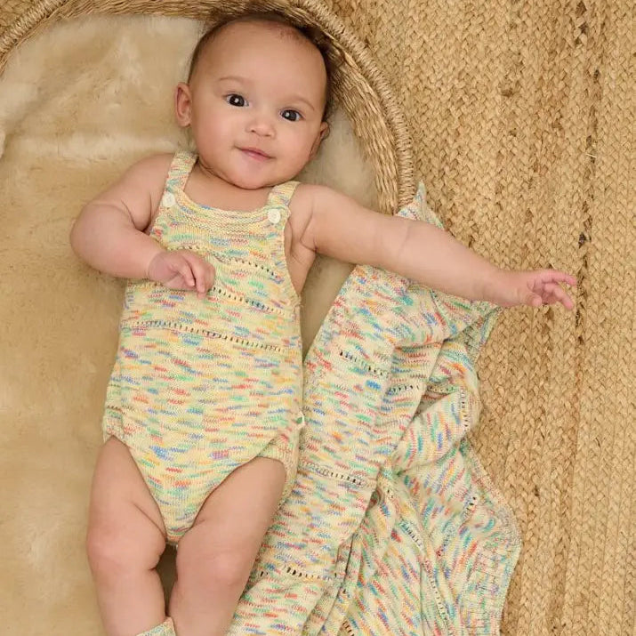 The Bonniemob Magic Space Dye Knitted Bubble Romper