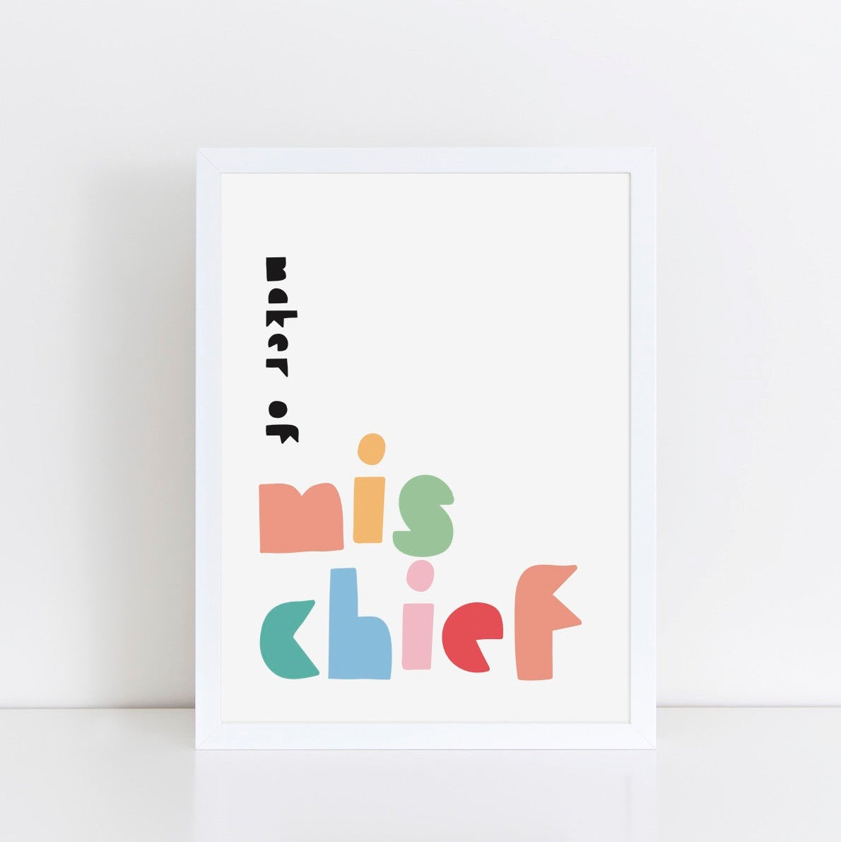 The Little Jones Maker of Mischief Print - Spring Tones