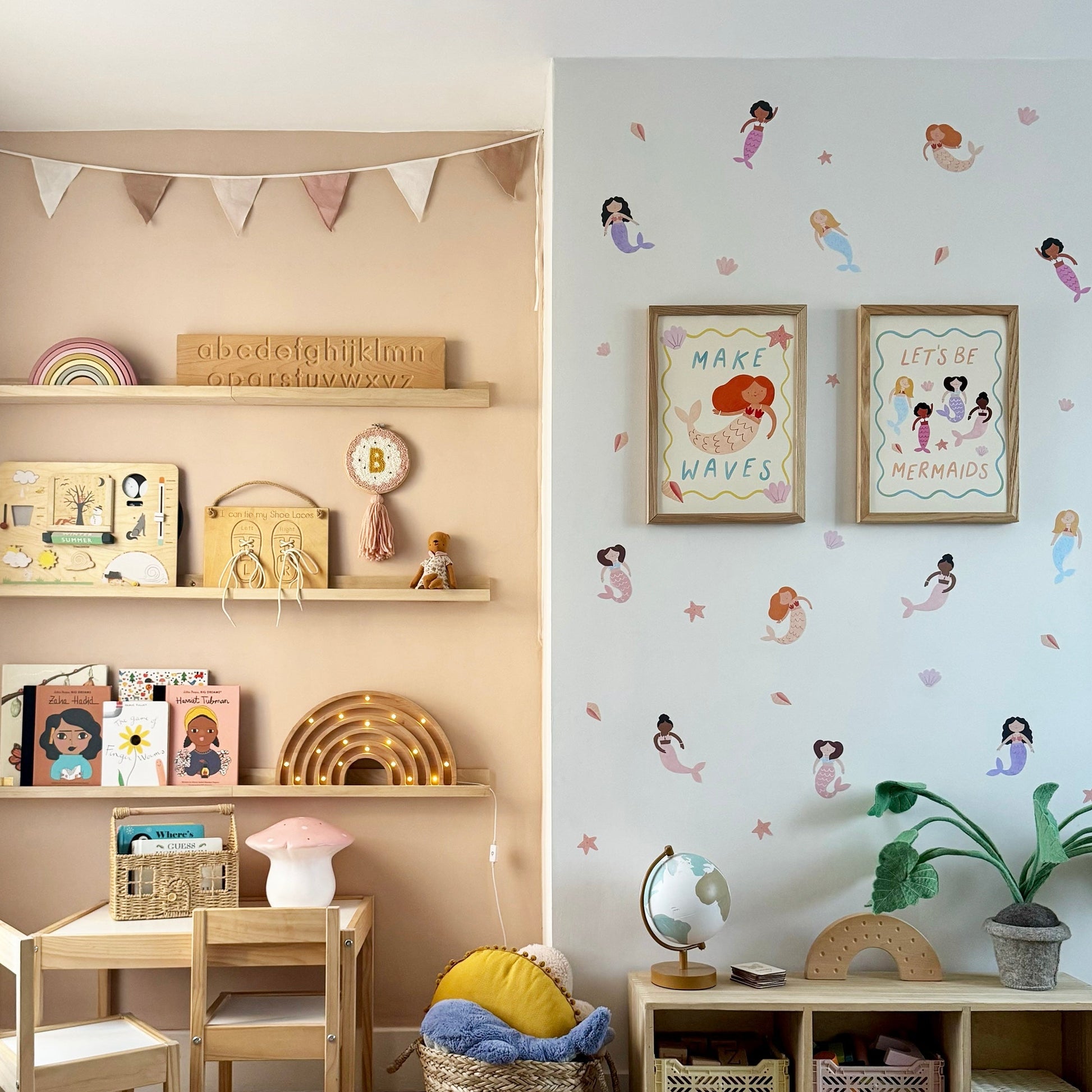 Kid of the Village Let's be Mermaids Art Print