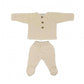 Micu Micu Organic Newborn Baby Set - Links Ecru