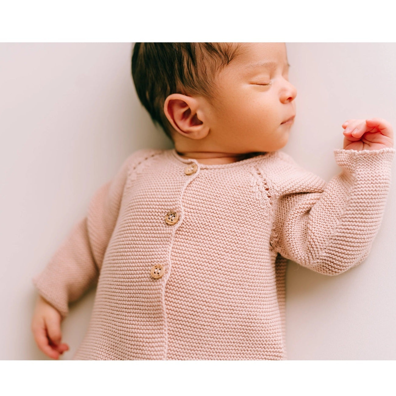 Micu Micu Organic Newborn Baby Set - Links Pink