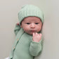 Micu Micu Organic Newborn Baby Hat - Soft Green