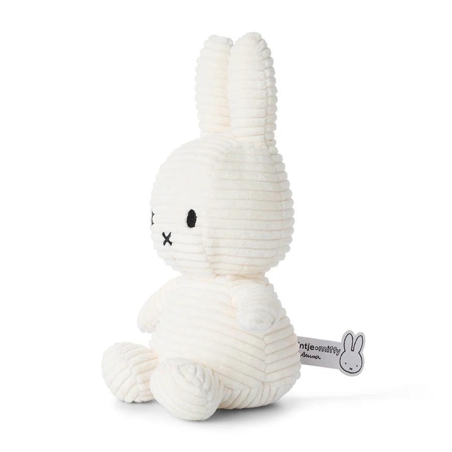 Miffy Corduroy Soft Toy - 24cm White | Soren's House