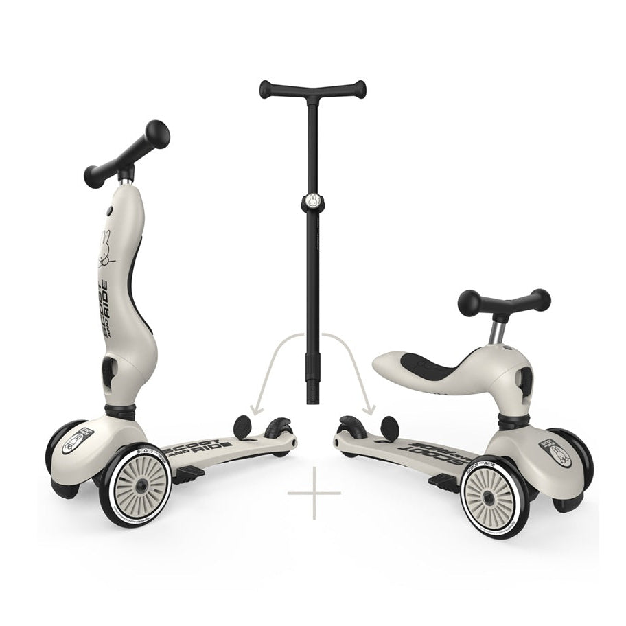 Scoot & Ride Highway Kick 1 'Push & Go' Scooter - Miffy