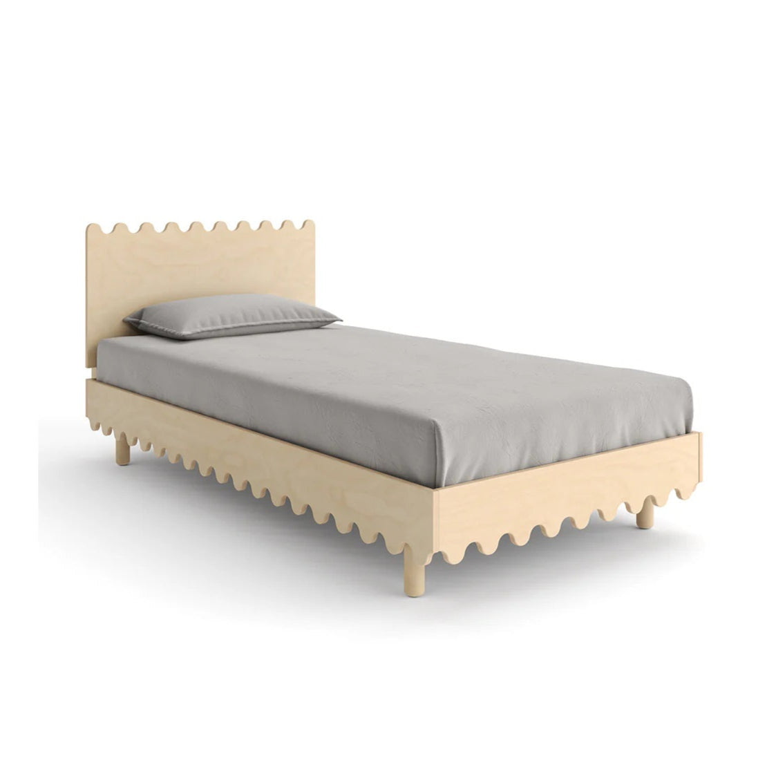 Oeuf NYC Moss Twin Single Bed - Birch