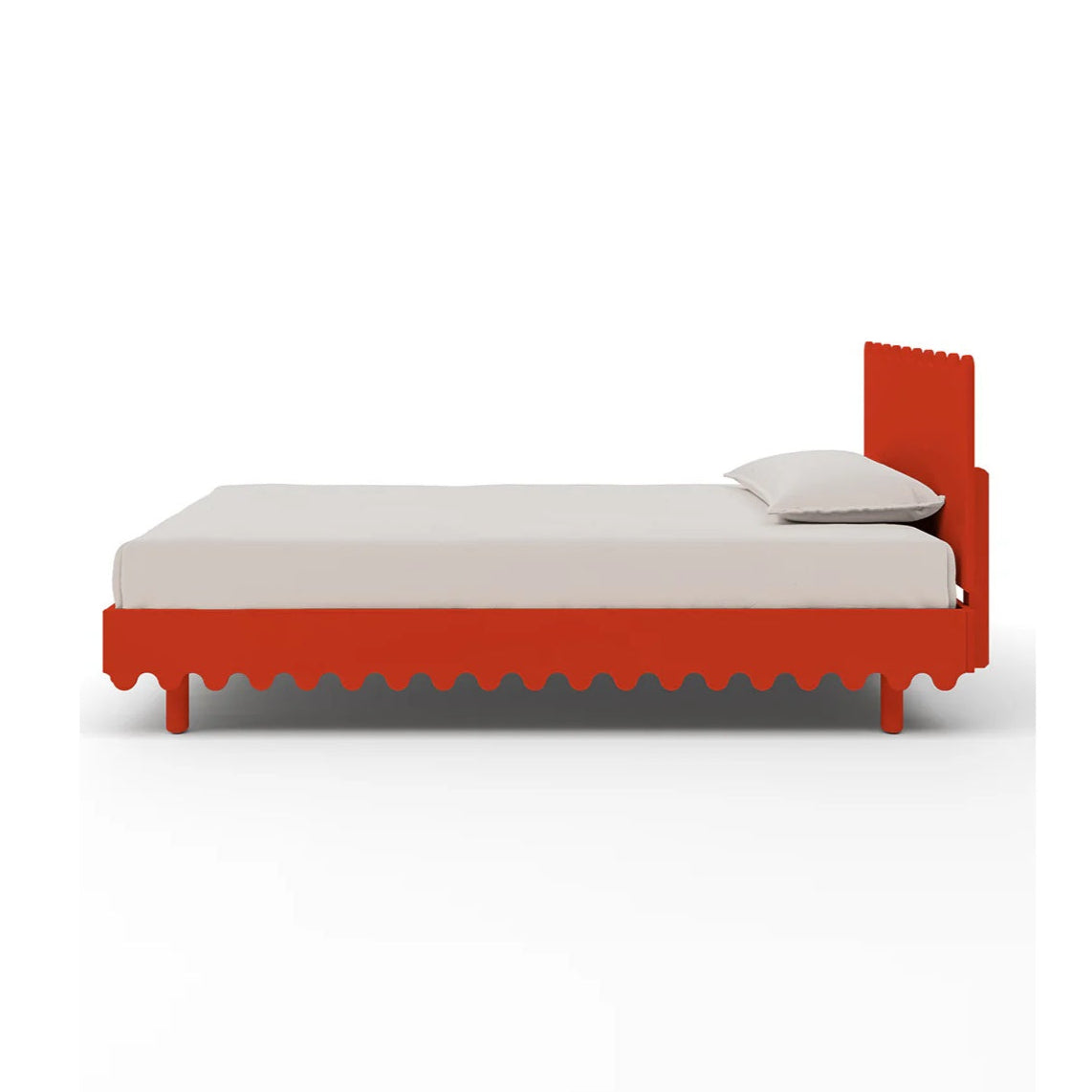 Oeuf NYC Moss Twin Single Bed - Red