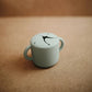 Mushie Silicone Snack Cup - Cambridge Blue