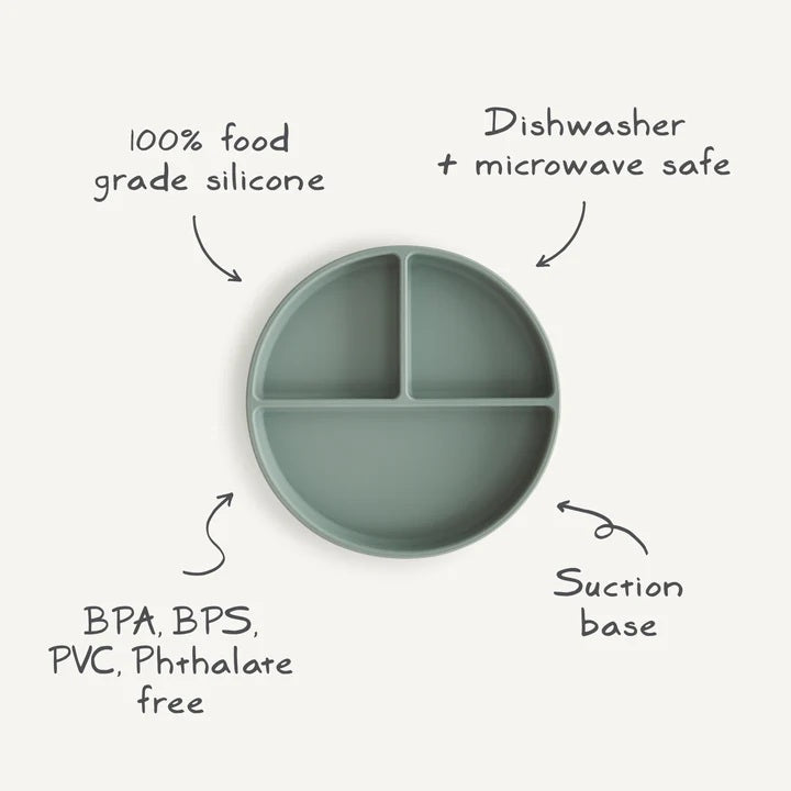 Mushie Silicone Suction Plate 