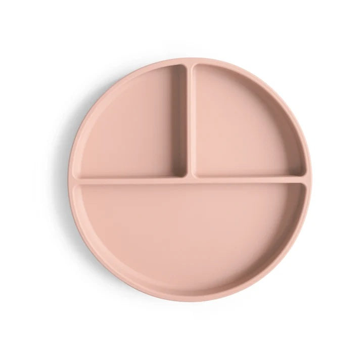 Mushie Silicone Suction Plate - Blush
