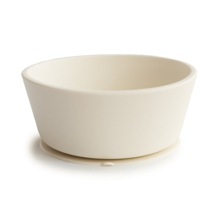 Mushie Silicone Suction Bowl - Ivory