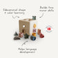 Mushie Shape Sorting Box - Original