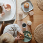 Mushie Square Dinnerware Set - Sage