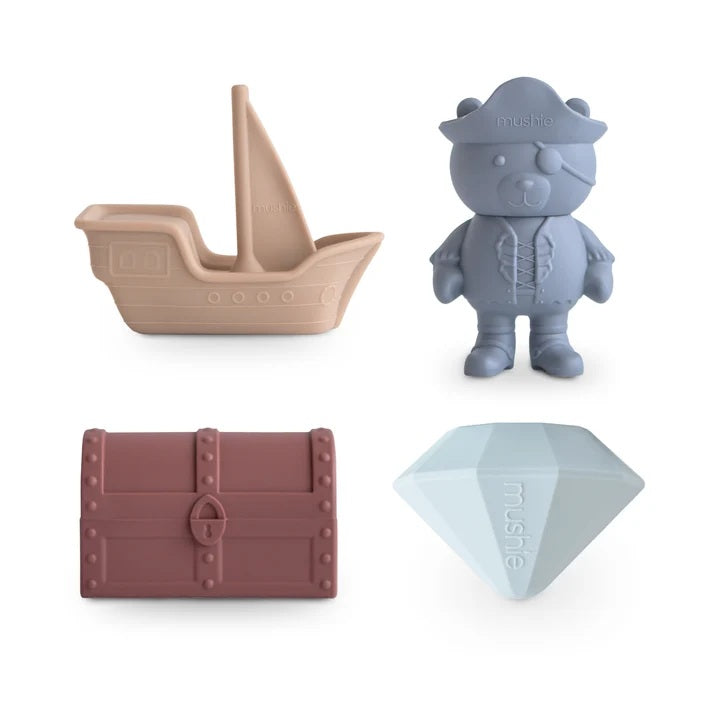 Mushie Mold-Free Bath Play Set - Pirate