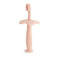 Mushie Silicone Training Toothrush - Blush Flower
