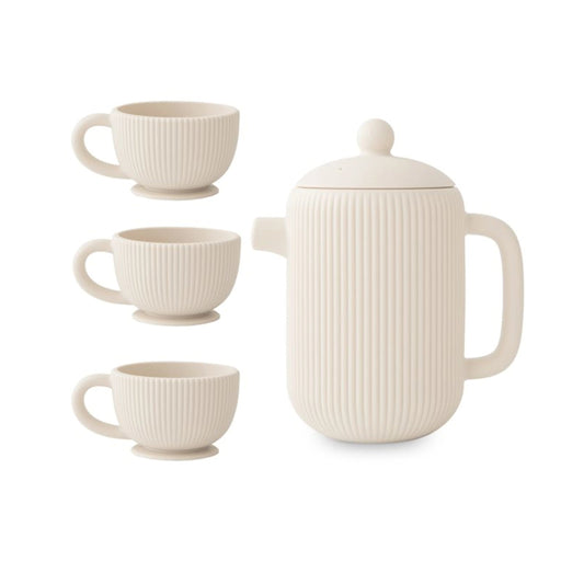 Mushie Silicone Toy Tea Set - Shifting Sand