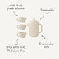 Mushie Silicone Toy Tea Set - Shifting Sand