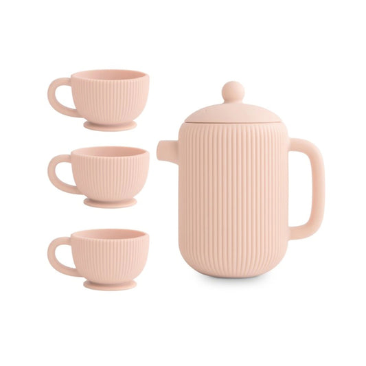 Mushie Silicone Toy Tea Set - Blush