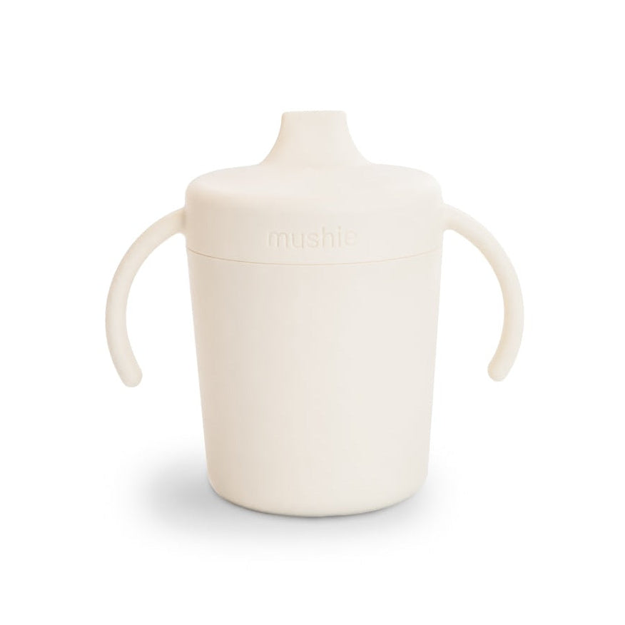 Mushie Trainer Sippy Cup - Ivory