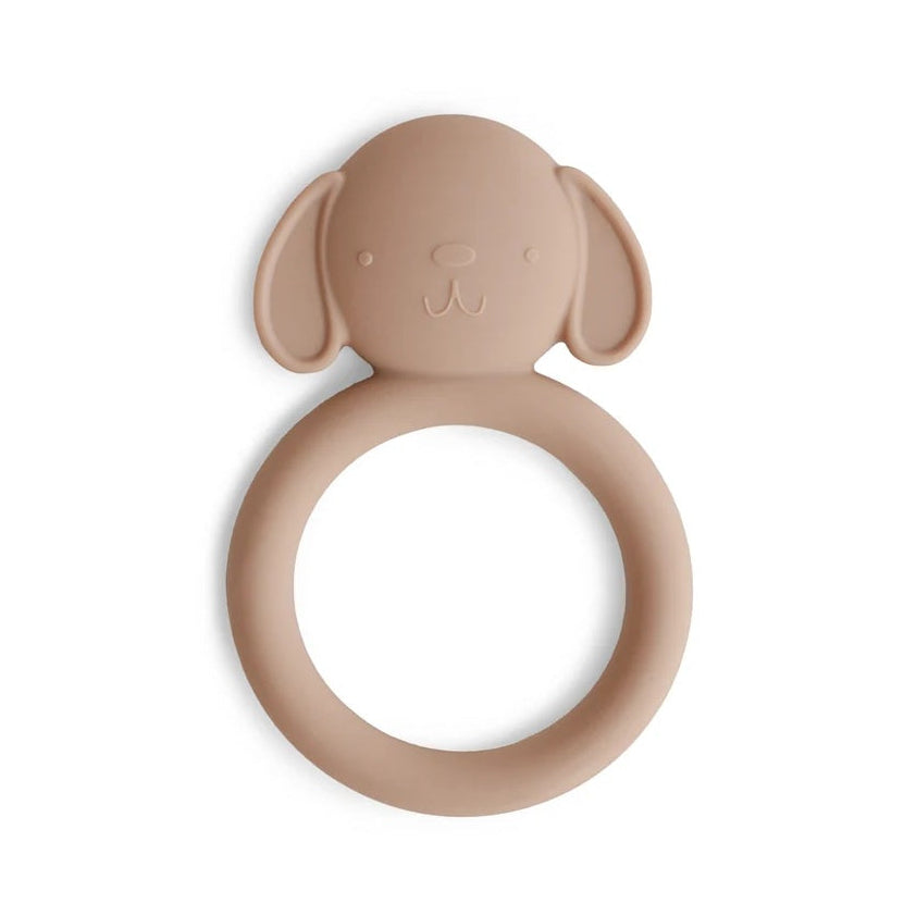 Mushie Silicone Teether - Dog