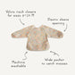 Mushie Long Sleeve Weaning Bib - Pastel Blooms