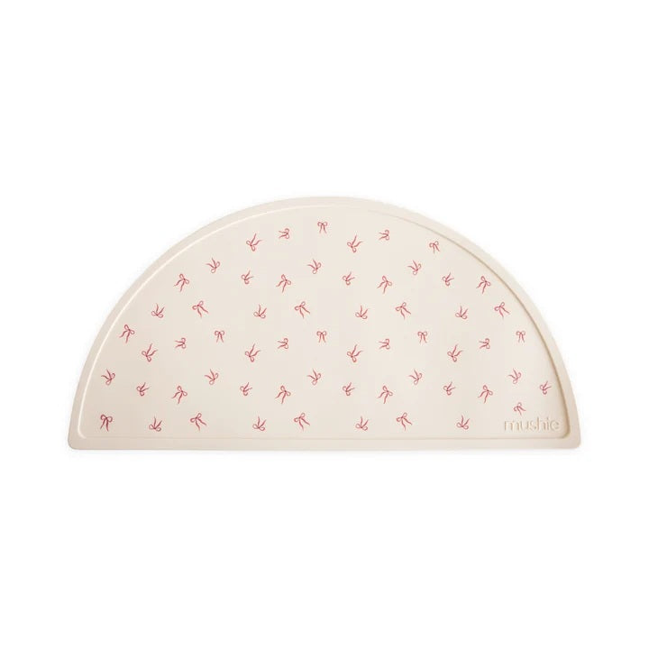 Mushie Silicone Placemat - Bows