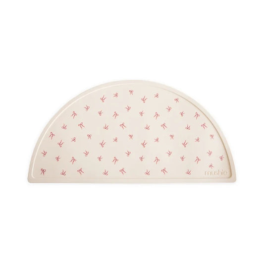 Mushie Silicone Placemat - Bows